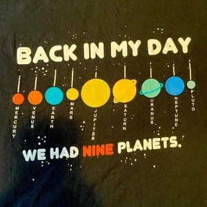 Pluto Planet shirt 🚀